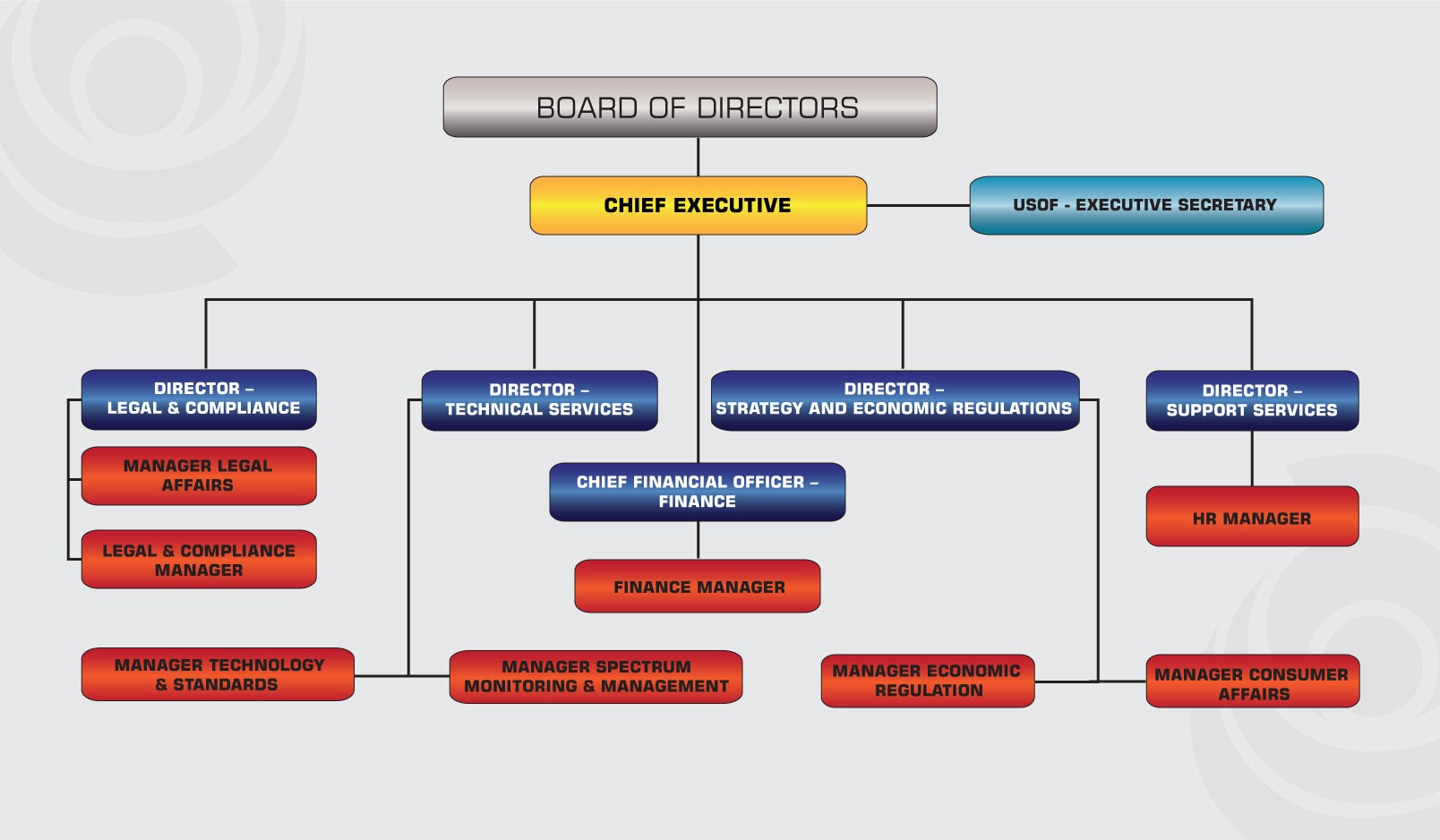 ESCCOM ORGARNISATIONAL STRUCTURE